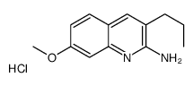 2-Amino-7-methoxy-3-propylquinoline hydrochloride结构式