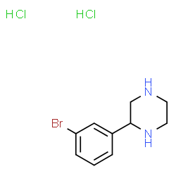 2-(3-BroMophenyl)-piperazine hydrochloride structure