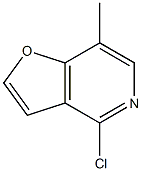 4-chloro-7-methylfuro[3,2-c]pyridine Structure