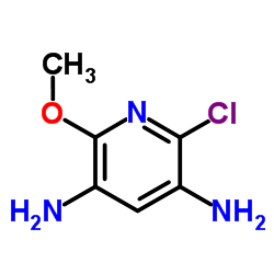 2-Chloro-6-methoxy-3,5-pyridinediamine结构式