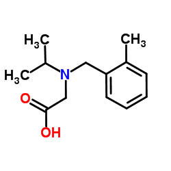 N-Isopropyl-N-(2-methylbenzyl)glycine Structure