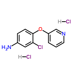 3-Chloro-4-(3-pyridinyloxy)aniline dihydrochloride Structure