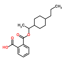 2-{[1-(4-Propylcyclohexyl)ethoxy]carbonyl}benzoic acid结构式