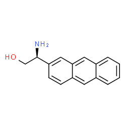 (2S)-2-氨基-2-(2-蒽基)乙-1-醇结构式