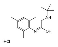 2-(tert-butylamino)-N-(2,4,6-trimethylphenyl)acetamide,hydrochloride Structure
