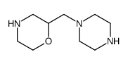 Morpholine, 2-(1-piperazinylmethyl)- (9CI) structure