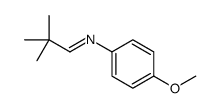 N-(4-methoxyphenyl)-2,2-dimethylpropan-1-imine Structure