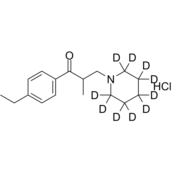 Eperisone-d10 hydrochloride structure