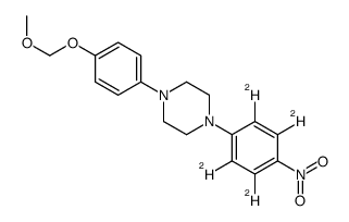 Itraconazole-desazaconazole-OMe-phenyl-nitro-d4结构式