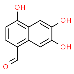 1-Naphthalenecarboxaldehyde, 4,6,7-trihydroxy- (9CI) picture