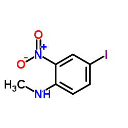 4-Iodo-N-methyl-2-nitroaniline结构式