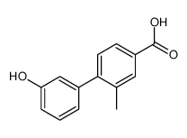 4-(3-hydroxyphenyl)-3-methylbenzoic acid Structure