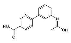 6-(3-acetamidophenyl)pyridine-3-carboxylic acid Structure