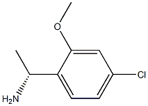 (1R)-1-(4-CHLORO-2-METHOXYPHENYL)ETHYLAMINE Structure