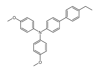 4-(4-ethylphenyl)-N,N-bis(4-methoxyphenyl)aniline Structure