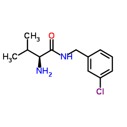 N-(3-Chlorobenzyl)-L-valinamide Structure