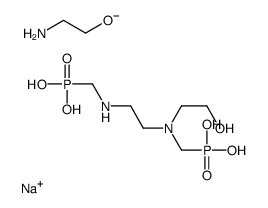 sodium,2-aminoethanolate,[2-[2-hydroxyethyl(phosphonomethyl)amino]ethylamino]methylphosphonic acid Structure