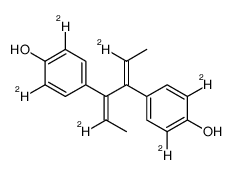 2,6-dideuterio-4-[(2Z,4E)-2,5-dideuterio-4-(3,5-dideuterio-4-hydroxyphenyl)hexa-2,4-dien-3-yl]phenol Structure