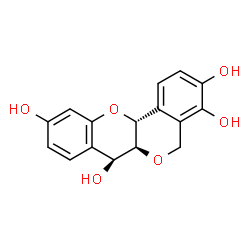 (6aS)-5,6a,7,12aβ-Tetrahydro[2]benzopyrano[4,3-b][1]benzopyran-3,4,7β,10-tetrol结构式