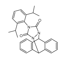 14-(2,6-diisopropylphenyl)-9H-9,10-[1,2]epitriazoloanthracene-13,15(10H,14H)-dione结构式