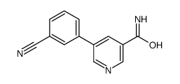 5-(3-cyanophenyl)pyridine-3-carboxamide Structure