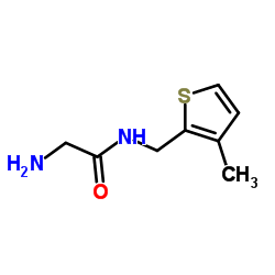 N-[(3-Methyl-2-thienyl)methyl]glycinamide Structure