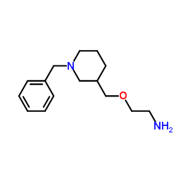 2-[(1-Benzyl-3-piperidinyl)methoxy]ethanamine Structure