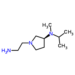 (3S)-1-(2-Aminoethyl)-N-isopropyl-N-methyl-3-pyrrolidinamine Structure