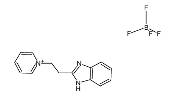1-(2-(1H-benzimidazol-2-yl)ethyl)pyridinium tetrafluoroborate Structure