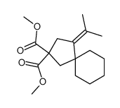 4-Isopropylidene-spiro[4.5]decane-2,2-dicarboxylic acid dimethyl ester Structure