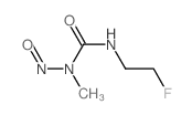 3-(2-fluoroethyl)-1-methyl-1-nitroso-urea structure