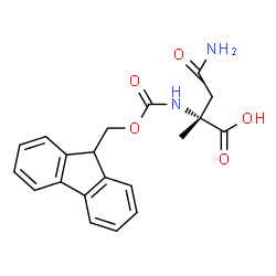 FMoc-α-Me-D-Asn-OH结构式