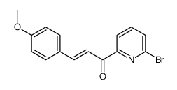 1-(6-bromopyridin-2-yl)-3-(4-methoxyphenyl)prop-2-en-1-one结构式