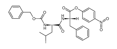 Z-D-Leu-L-Phe-PNP Structure
