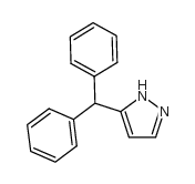 5-二苯甲基-1H-吡唑结构式