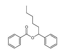 1-phenylhexyl benzoate结构式