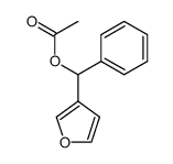 3-(α-acetoxybenzyl)furan Structure