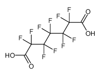 2,2,3,3,4,4,5,5,6,6-decafluoroheptanedioic acid结构式