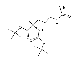 tert-butyl Nα-Boc-L-citrullinate Structure