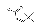 (Z)-4,4-DIMETHYLPENT-2-ENOIC ACID结构式
