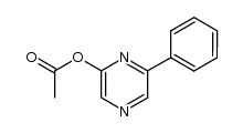 2-acetoxy-6-phenylpyrazine Structure