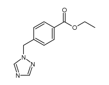 ethyl 4-(1H-1,2,4-triazol-1-ylmethyl)benzoate结构式