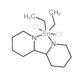 Tin, (2,2'-bipyridine-kN1,kN1')dichlorodiethyl- Structure