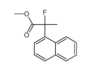 methyl 2-fluoro-2-naphthalen-1-ylpropanoate Structure