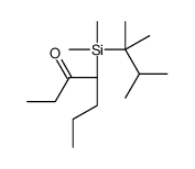 (4S)-4-[2,3-dimethylbutan-2-yl(dimethyl)silyl]heptan-3-one Structure