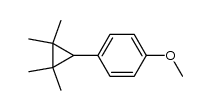 1-methoxy-4-(2,2,3,3-tetramethylcyclopropyl)benzene结构式