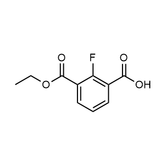 3-(Ethoxycarbonyl)-2-fluorobenzoic acid Structure