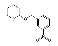 2-[(3-nitrophenyl)methoxy]oxane结构式