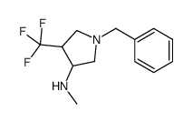 C-(1-Benzyl-4-trifluoromethyl-pyrrolidin-3-yl)-methylamine picture