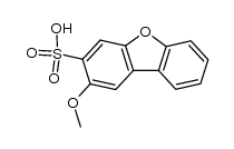 2-methoxydibenzofuran-3-sulfonic acid结构式